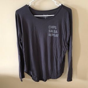 Graphic long sleeve tee